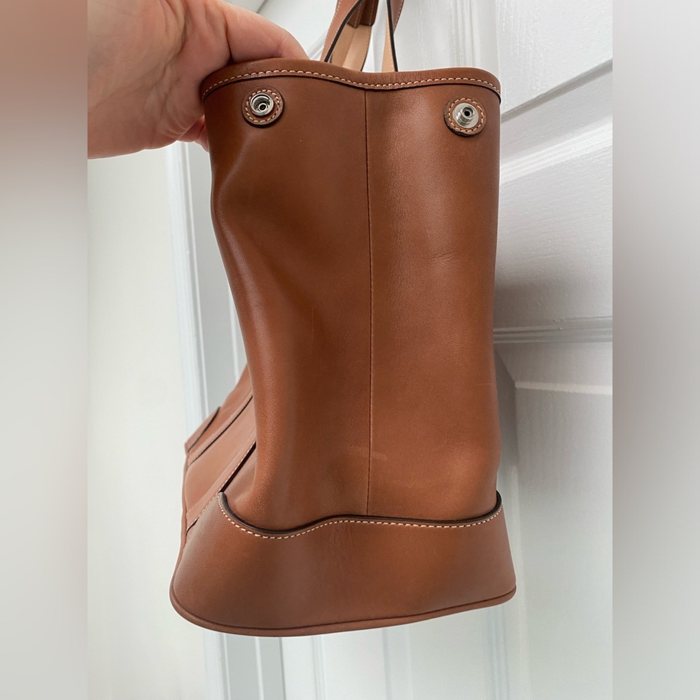 Coach Vintage Brown Leather Hampton Tote - NWOT - Picture 5 of 15